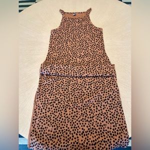 Old Navy - Maxi/Midi dress ribbed dress - abstract animal print - SZ L